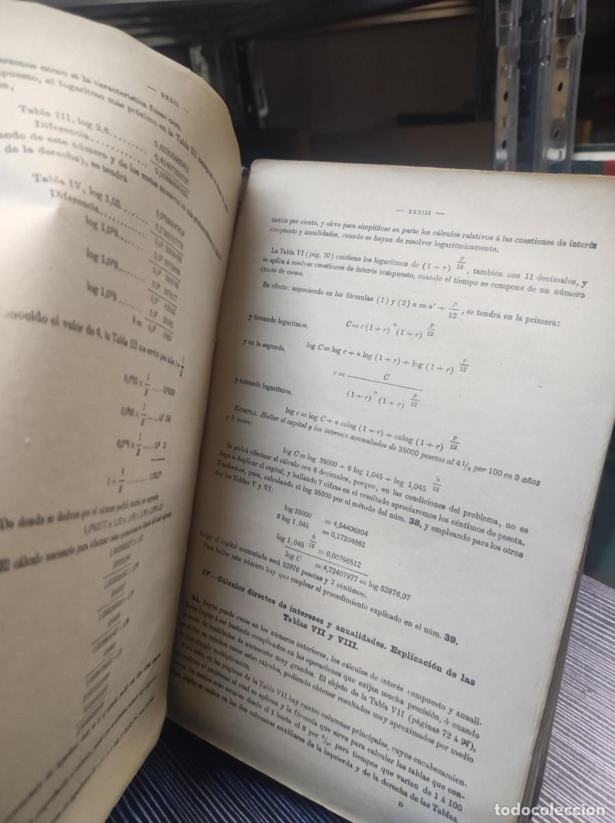Libros: tablas de logaritmos trigonometricas DECIMANOVENA EDICION EUSEBIO SANCHEZ RAMOS - Foto 3