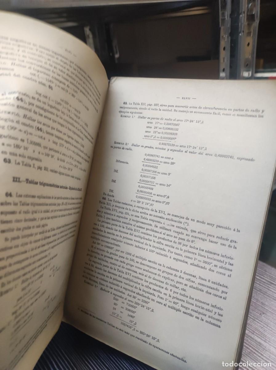 Libros: tablas de logaritmos trigonometricas DECIMANOVENA EDICION EUSEBIO SANCHEZ RAMOS - Foto 4