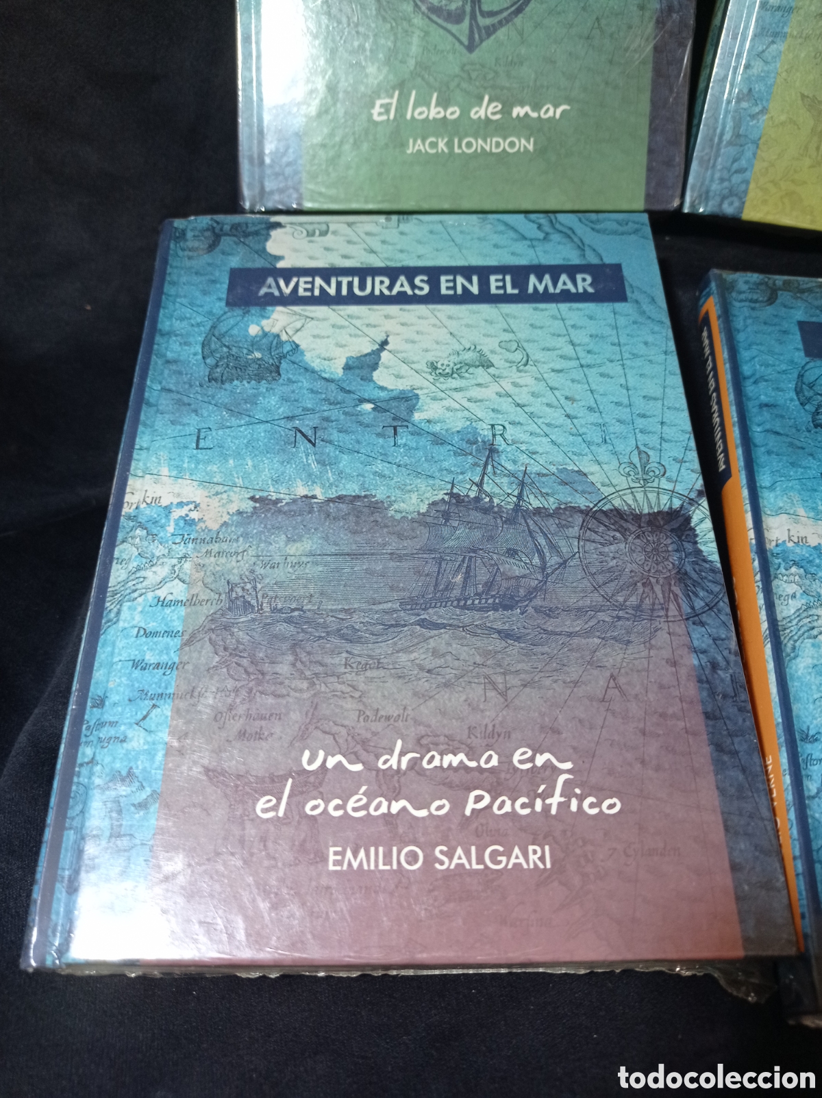 Libros: 4 LIBROS PRECINTADOS AVENTURAS EN EL MAR - Foto 4