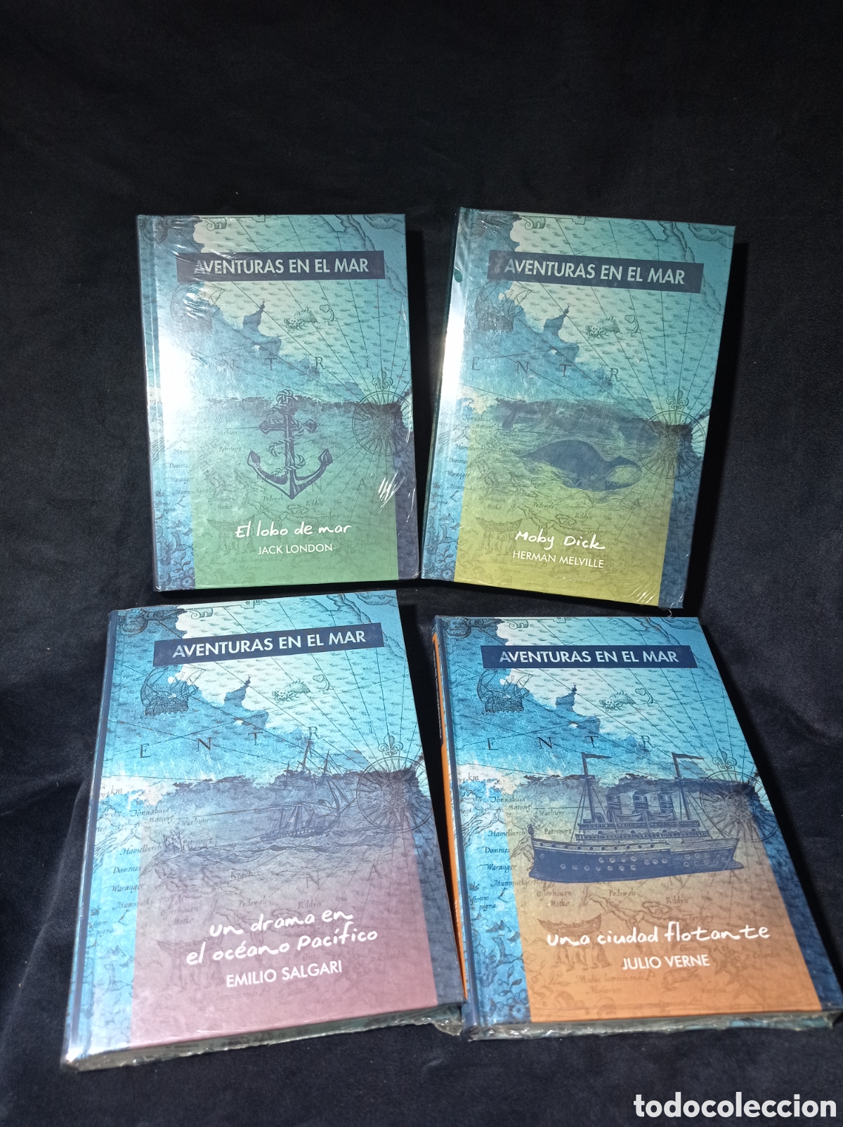 Libros: 4 LIBROS PRECINTADOS AVENTURAS EN EL MAR - Foto 1