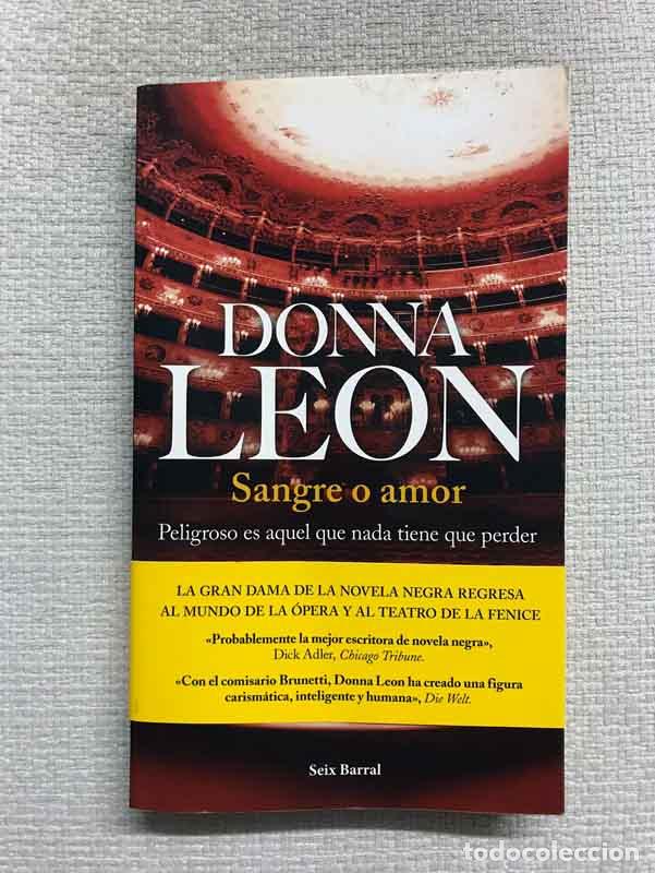 Libros: Sangre o amor - Donna Leon - Foto 1