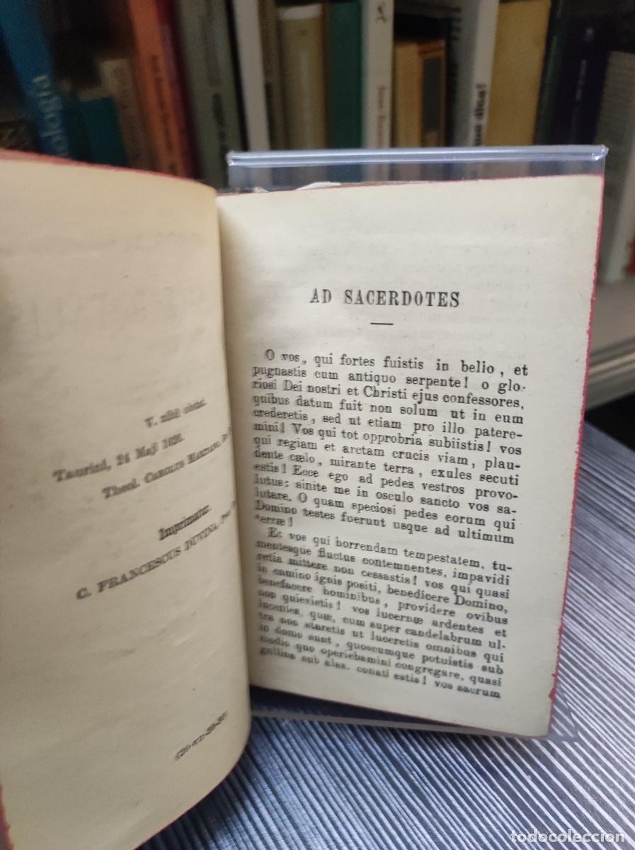 Libros: MEMORIALE VITAE SACERDOTALIS CLAUDIO ARVISENET 1926 - Foto 3