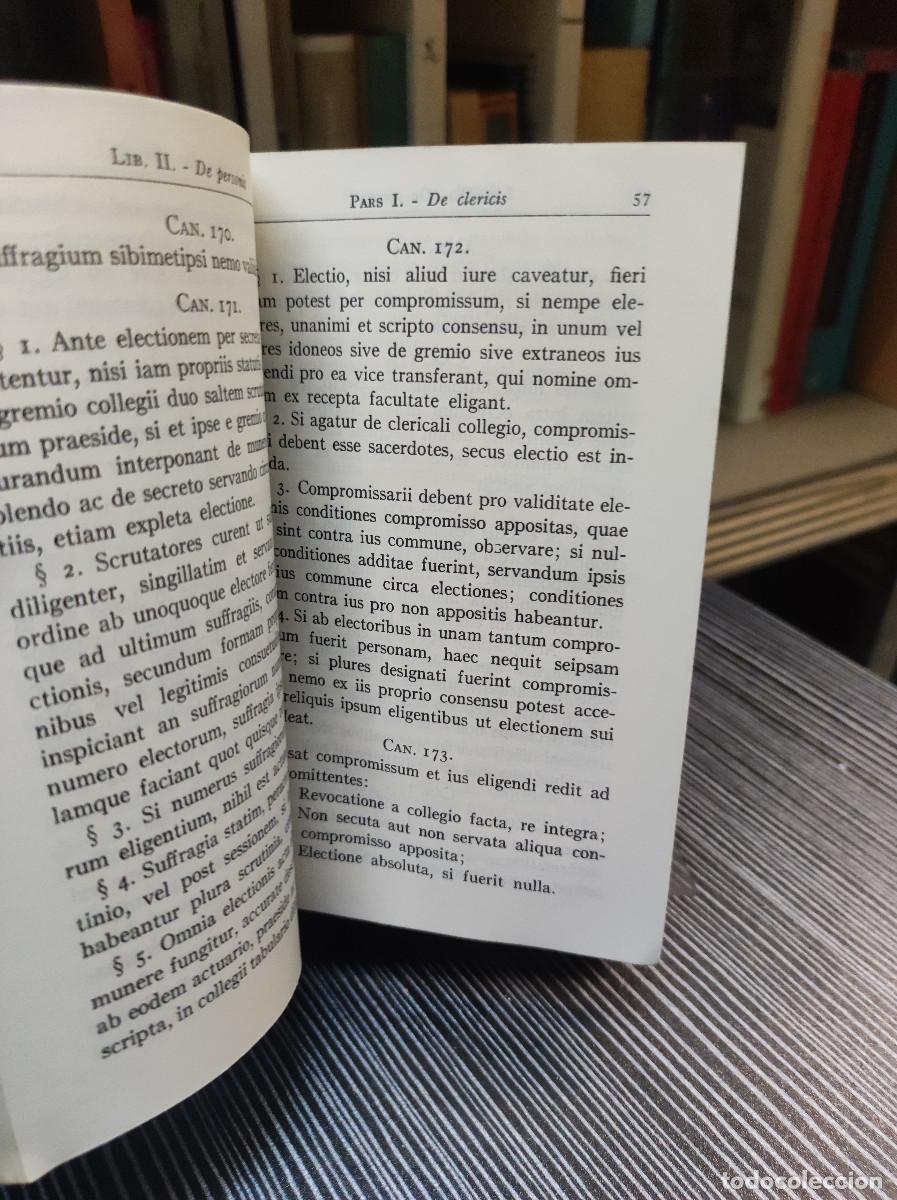 Libros: CODEX IURIS CANONICI LIBER PRIMUS NORMAE GENERALES - Foto 4
