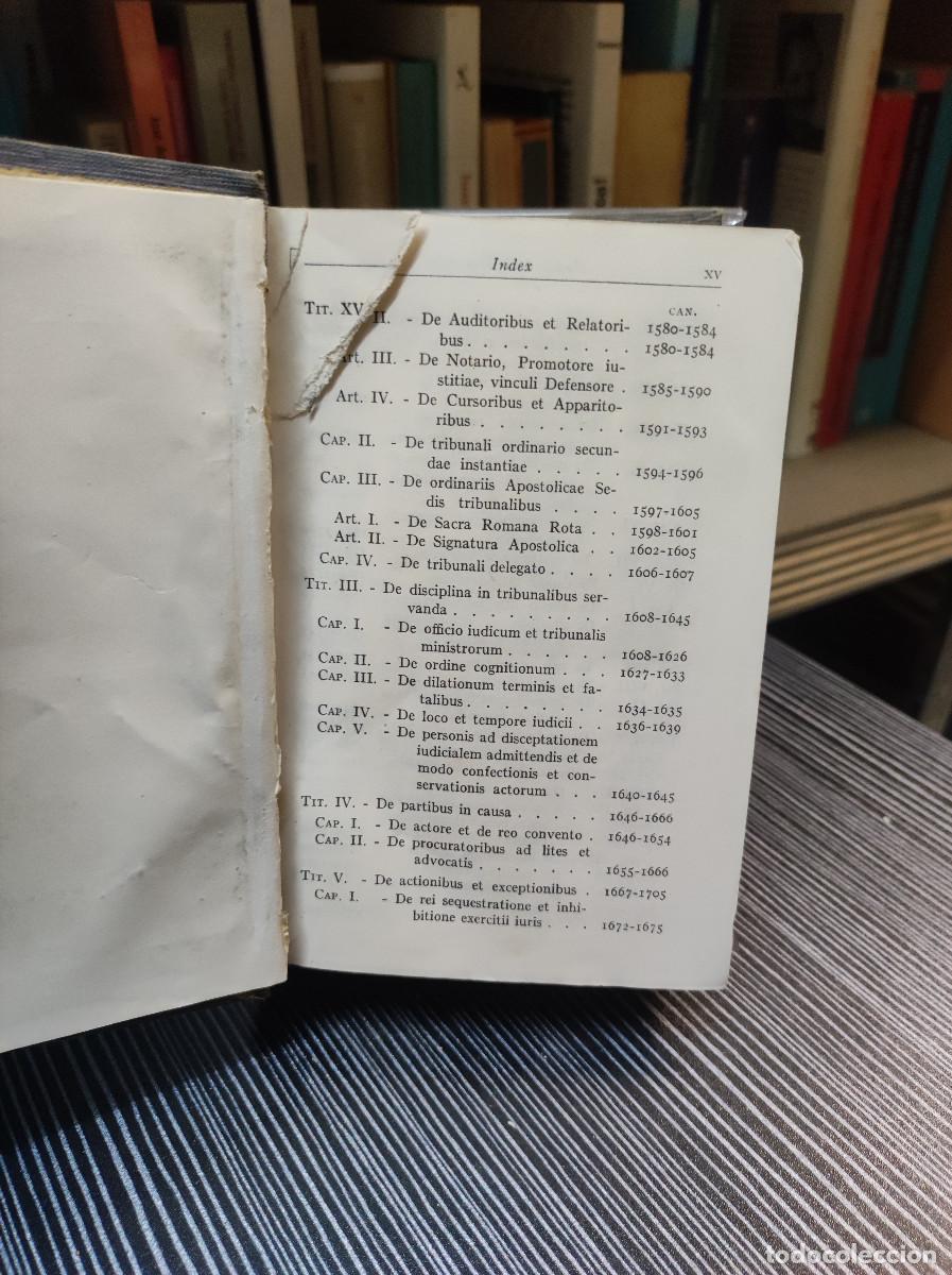 Libros: CODEX IURIS CANONICI LIBER PRIMUS NORMAE GENERALES - Foto 5