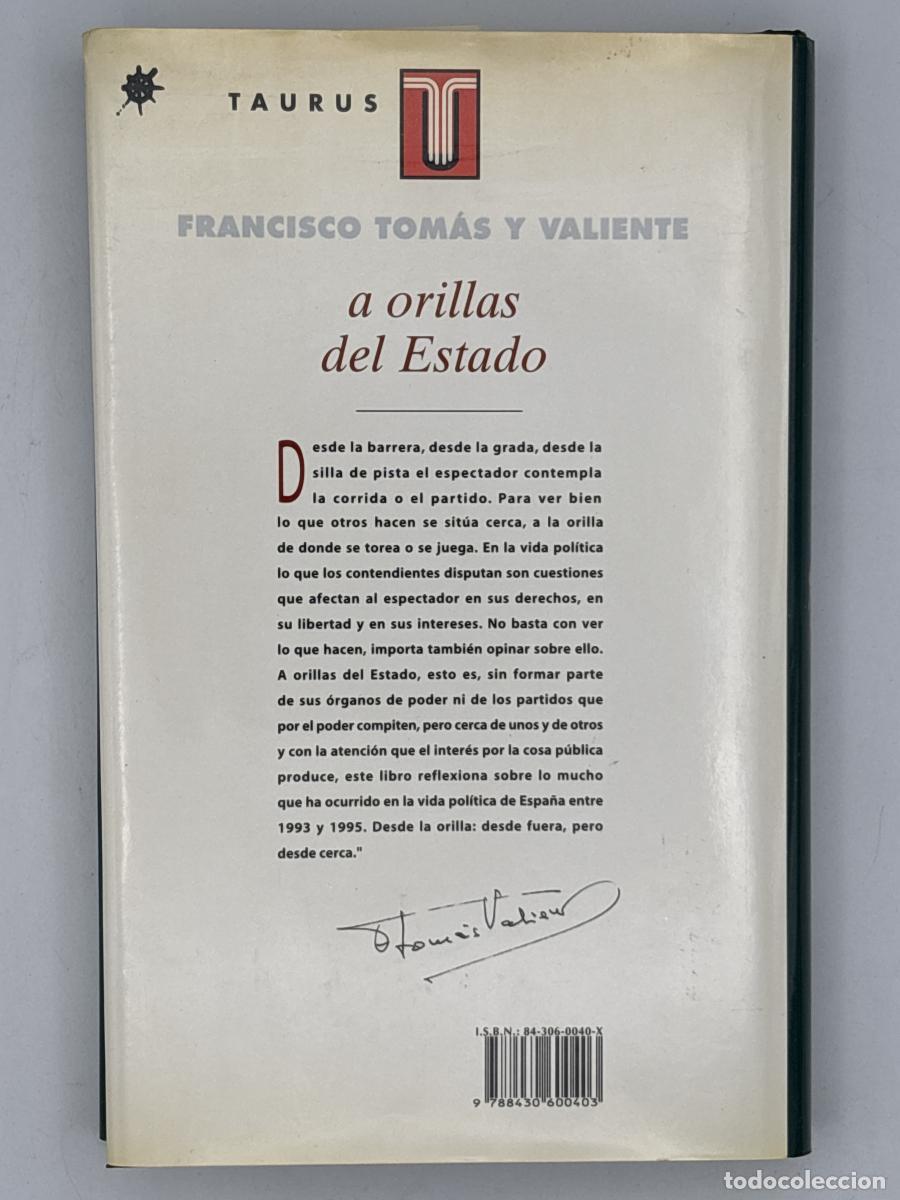 Libros: A orillas del Estado - Tom&aacute;s y Valiente, Francisco - Foto 2