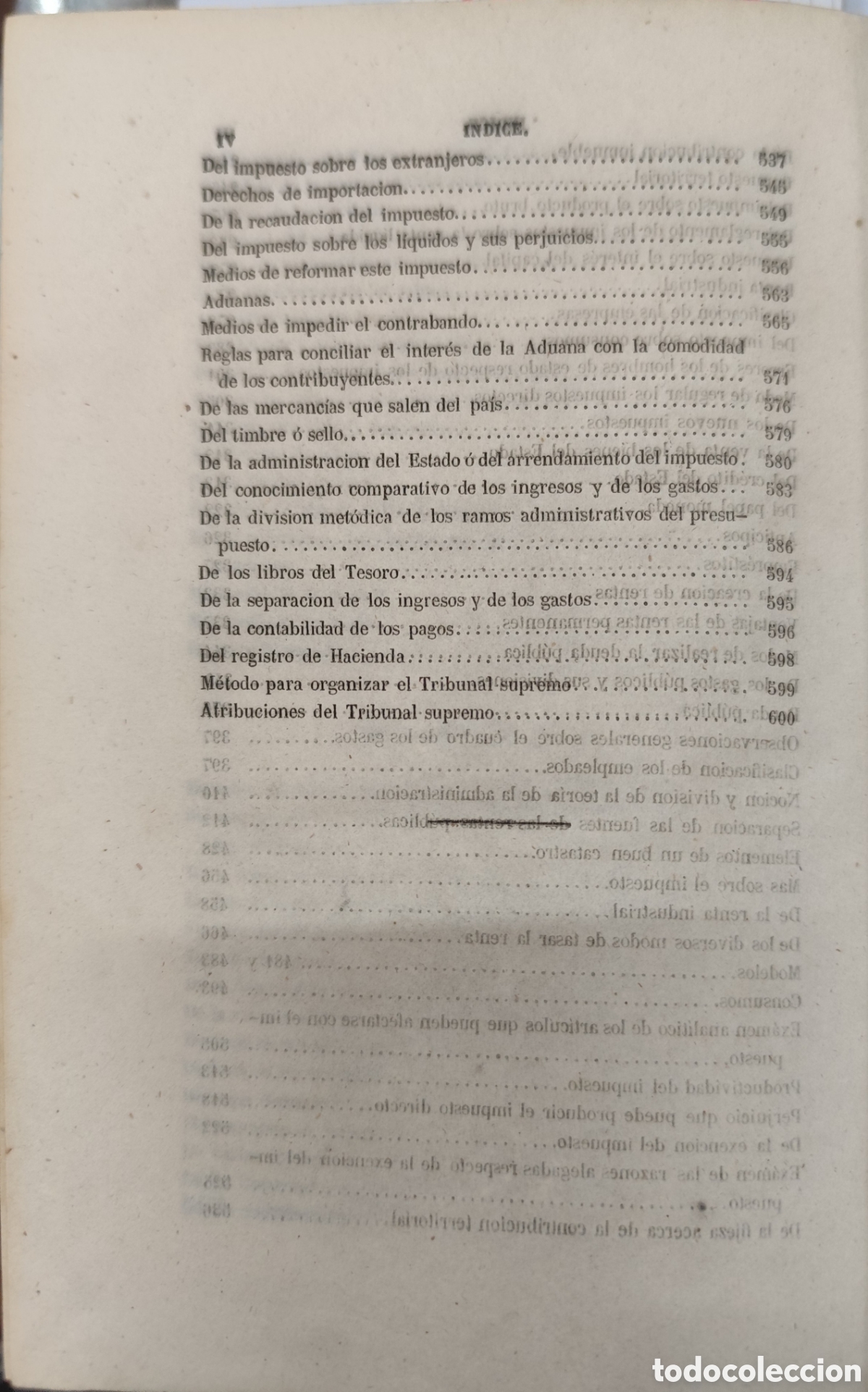 Libros: CIENCIA DE LA HACIENDA PUBLICA, demostrada teorica y practicamente, y explicada con los ejemplos de - Foto 5