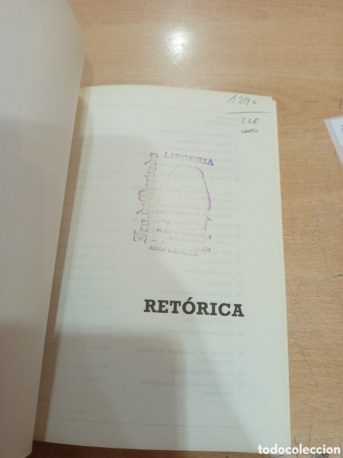 Libros: Ret&oacute;rica. Textos de apoyo. Ling&uuml;&iacute;stica. Tomas Albaladejo - Foto 2