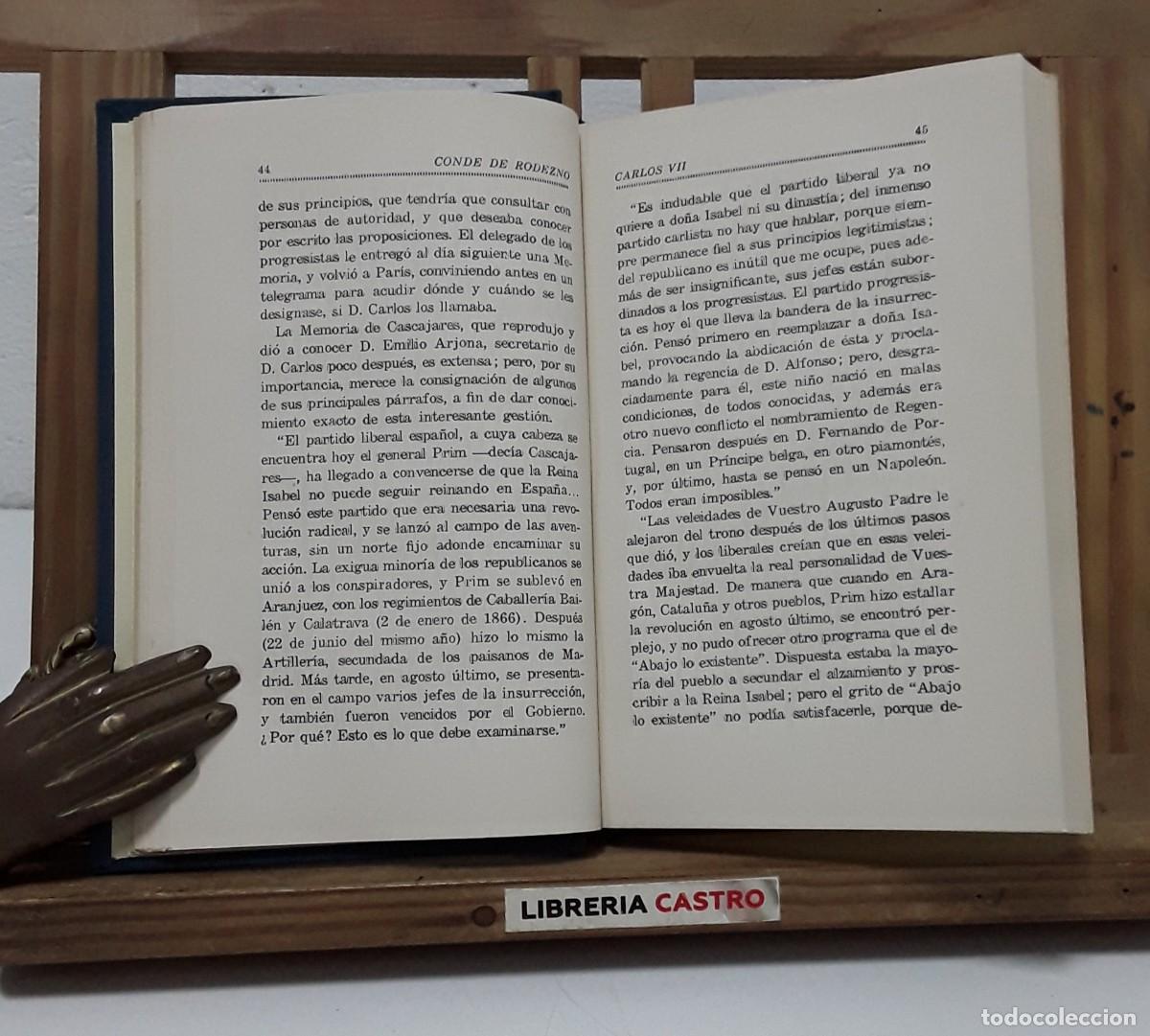 Libros: Carlos VII Duque de Madrid - Conde de Rodezno. - Foto 3