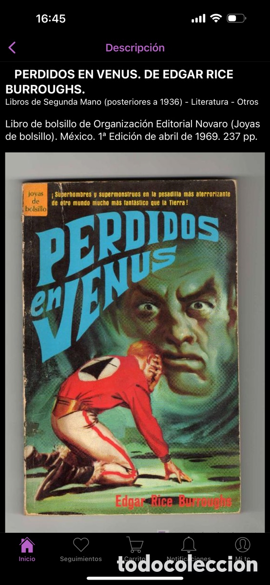 Libros: Perdidos en Venus Edgar Rice Boroughs - Foto 7
