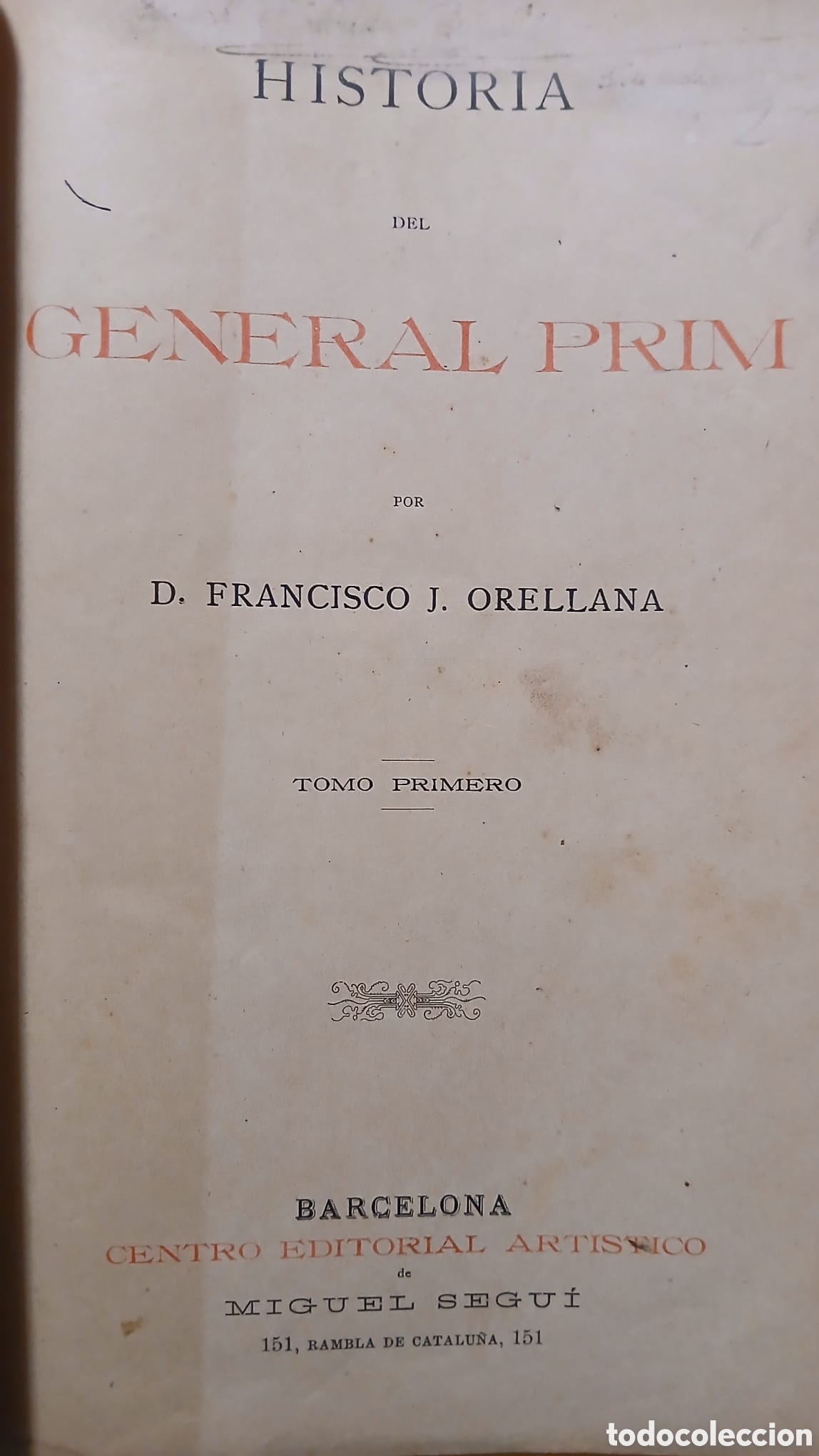 Libros: Historia del General D.Juan Prim - Foto 3