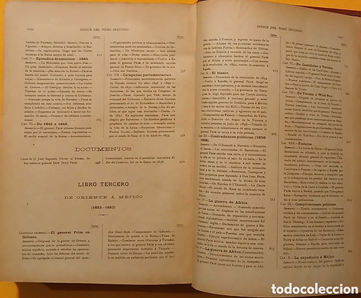 Libros: Historia del General D.Juan Prim - Foto 13