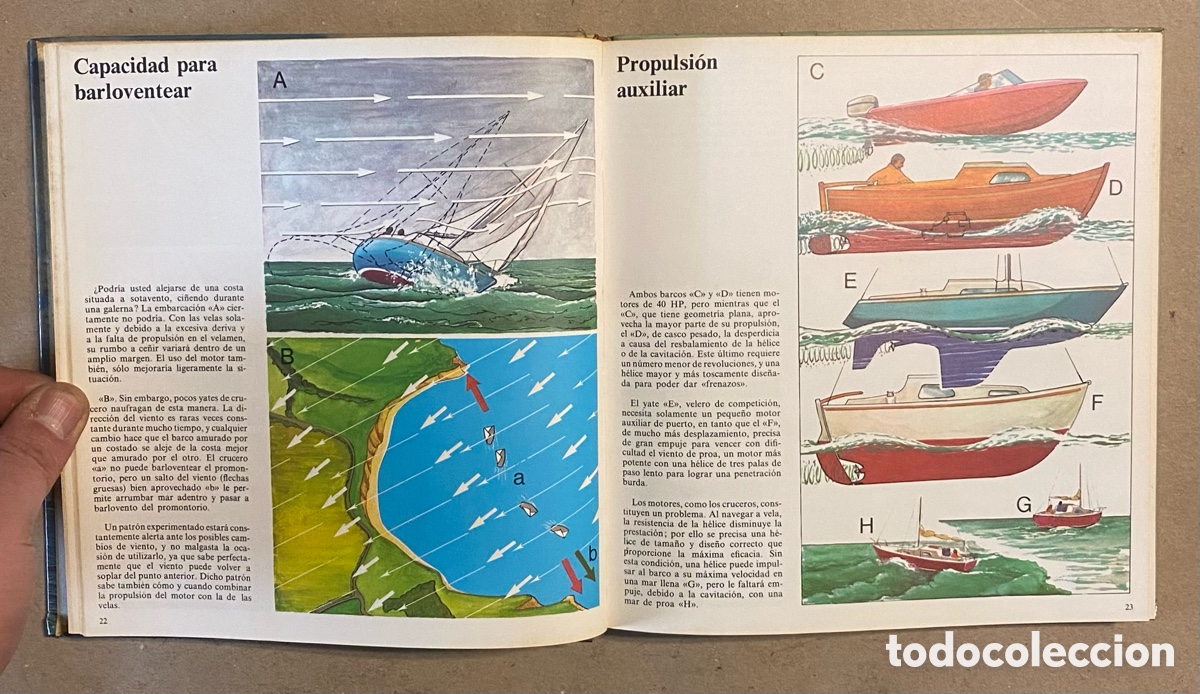 Libros: C&Oacute;MO NAVEGAR A VELA. J.D. SLEIGHTHOLME. HERMANN BLUME EDICIONES 1976. - Foto 3