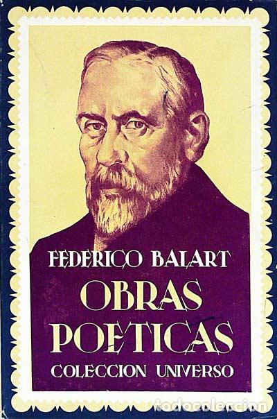 Libros: Obras po&eacute;ticas - Federico Balart - Foto 1