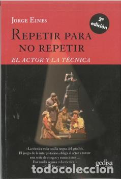 Libros: REPETIR PARA NO REPETIR (NE) - EINES, JORGE, - Foto 1