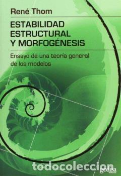 Libros: ESTABILIDAD ESTRUCTURAL Y MORFOGENESIS - THOM, RENE, - Foto 1