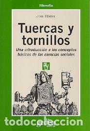 Libros: TUERCAS Y TORNILLOS - ELSTER, JON, - Foto 1