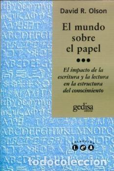 Libros: MUNDO SOBRE EL PAPEL, EL - OLSON, DAVID R., - Foto 1