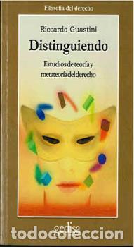 Libros: DISTINGUIENDO - GUASTINI, RICCARDO, - Foto 1