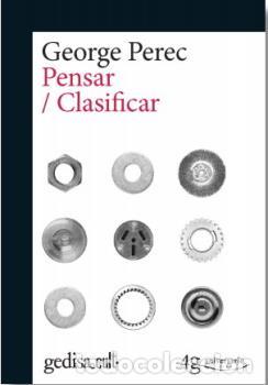 Libros: PENSAR/CLASIFICAR - CULT - PEREC, GEORGES, - Foto 1