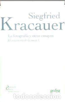 Libros: FOTOGRAFIA Y OTROS ENSAYOS, LA - KRACAUER, SIEGFRIED, - Foto 1