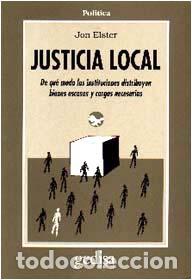Libros: JUSTICIA LOCAL - ELSTER, JON, - Foto 1