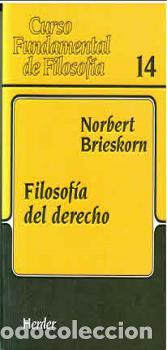 Libros: FILOSOFIA DEL DERECHO - BRIESKORN, NORBERT, - Foto 1