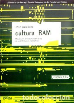 Libros: CULTURA RAM - BREA, JOSE LUIS, - Foto 1