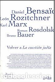 Libros: VOLVER A LA CUESTION JUDIA - MARX, KARL, - Foto 1