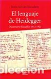 Libros: LENGUAJE DE HEIDEGGER, EL - ESCUDERO, JEUS ADRIAN, - Foto 1