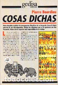 Libros: COSAS DICHAS - BORDIEU, PIERRE, - Foto 1