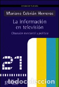 Libros: INFORMACION EN TELEVISION - CEBRIAN HERREROS, MARIANO, - Foto 1