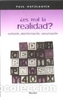 Libros: ES REAL LA REALIDAD? - WATZLAWICK, PAUL, - Foto 1