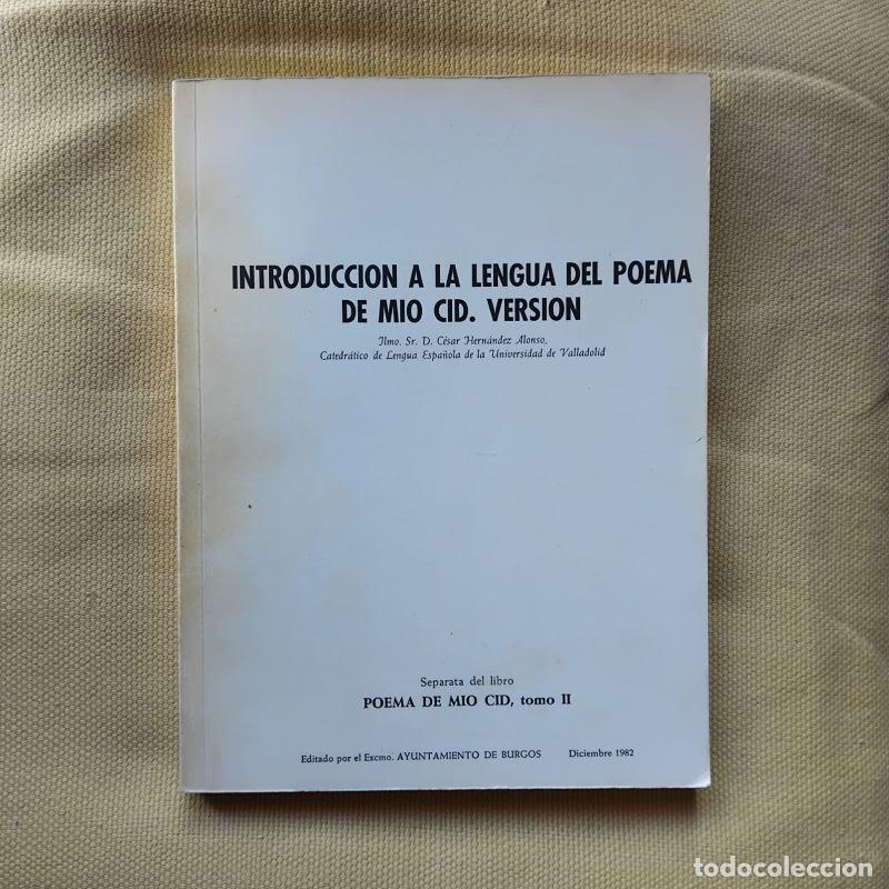 Libros: Introducci&oacute;n a la lengua del Poema de Mio Cid - C&eacute;sar Hern&aacute;ndez Alonso - Foto 1