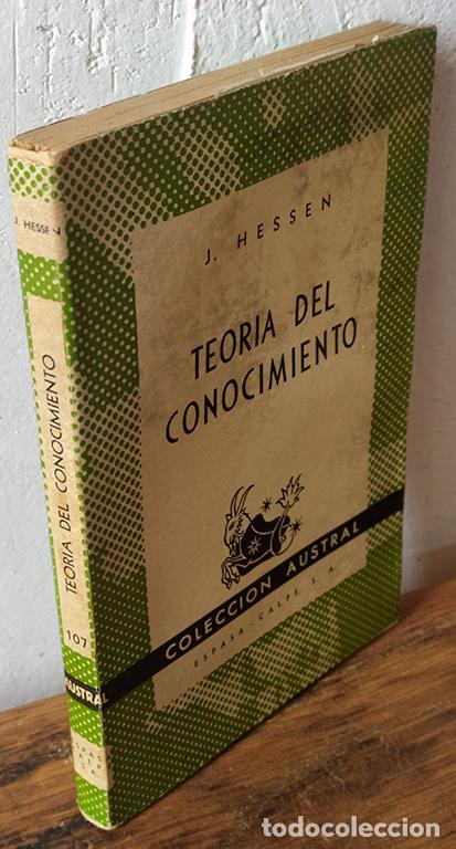 Libros: TEOR&Iacute;A DEL CONOCIMIENTO - JUAN HESSEN - Foto 1