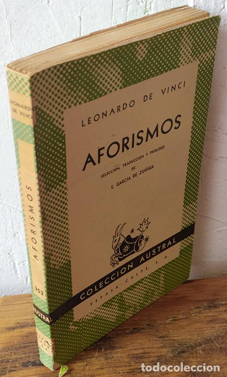 Libros: AFORISMOS - LEONARDO DE VINCI - Foto 1