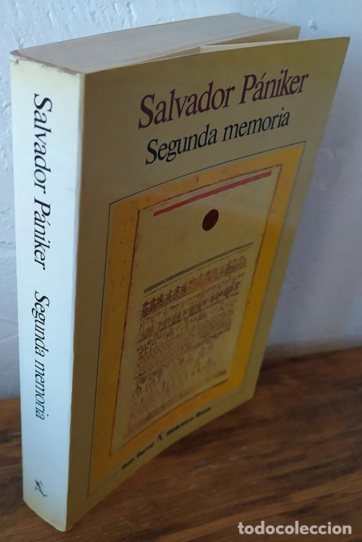 Libros: SEGUNDA MEMORIA - SALVADOR P&Aacute;NIKER - Foto 1