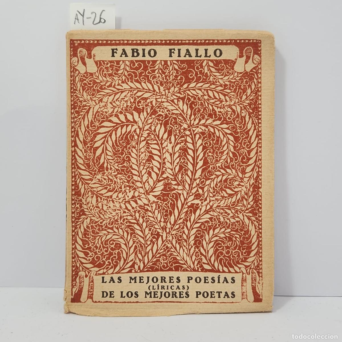 Libros: FABIO, Fiallo: - Colecci&oacute;n Las Mejores Poes&iacute;as (L&iacute;ricas) de los Mejores Poetas.