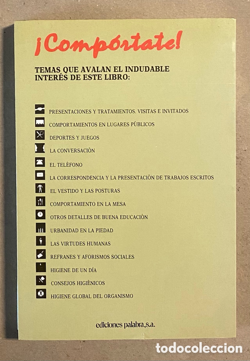 Libros: &iexcl;COMP&Oacute;RTATE! B. S&Aacute;EZ Y A. CRESPILLO. EDICIONES PAULINAS 1990. - Foto 6