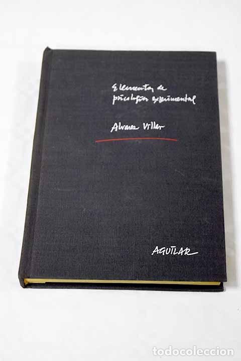 Libros: Elementos de Psicolog&iacute;a experimental.- &Aacute;lvarez Villar, Alfonso - Foto 1