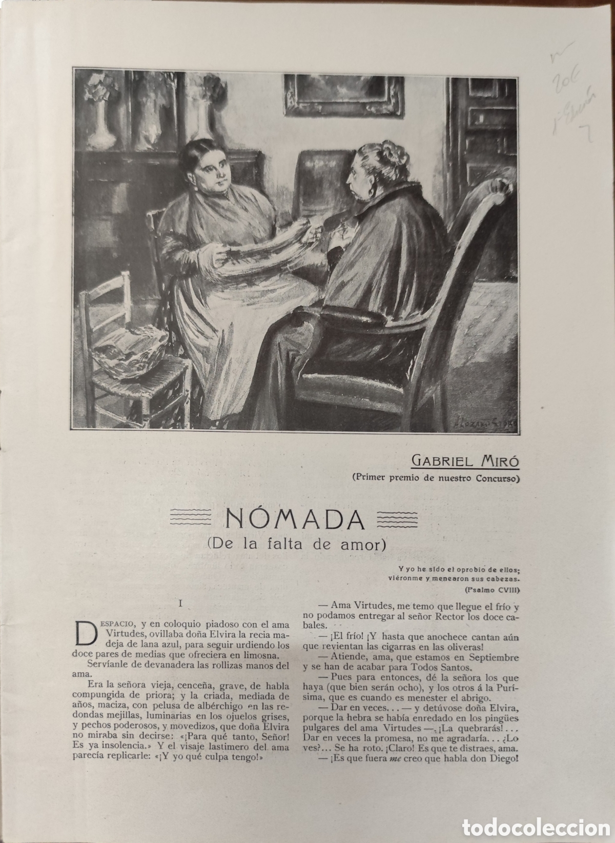 Libros: NOMADA. 1&ordf; Edici&oacute;n. A&ntilde;o 1908 - MIRO,Gabriel - Foto 3