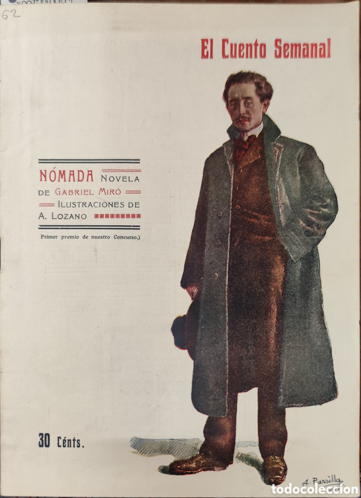 Libros: NOMADA. 1&ordf; Edici&oacute;n. A&ntilde;o 1908 - MIRO,Gabriel - Foto 1