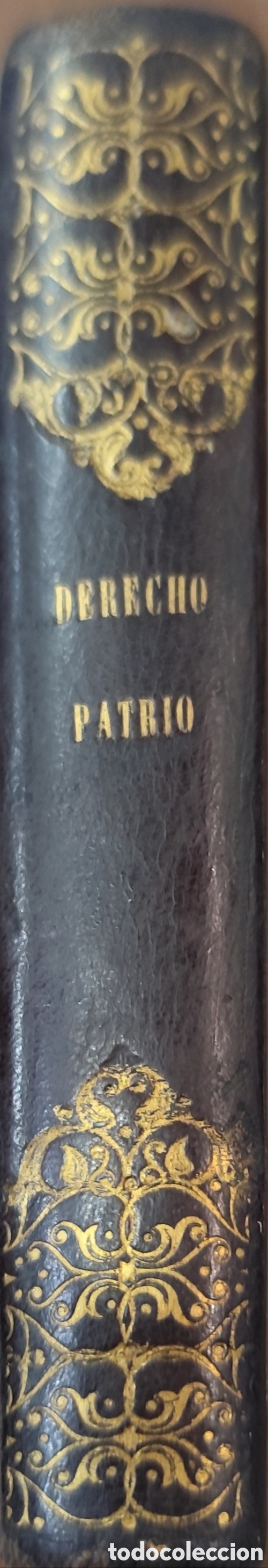 Libros: ELEMENTOS DEL DERECHO PATRIO. A&ntilde;o 1846 - ESCRICHE,Joaquin - Foto 1