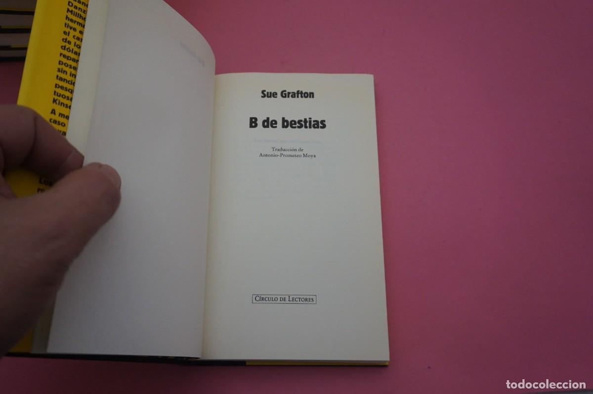 Libros: AR5D/ B DE BESTIAS - SUE GRAFTON / CIRCULO DE LECTORES - Foto 2