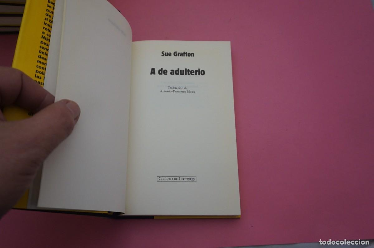 Libros: AR5D/ A DE ADULTERIO - SUE GRAFTON / CIRCULO DE LECTORES - Foto 2