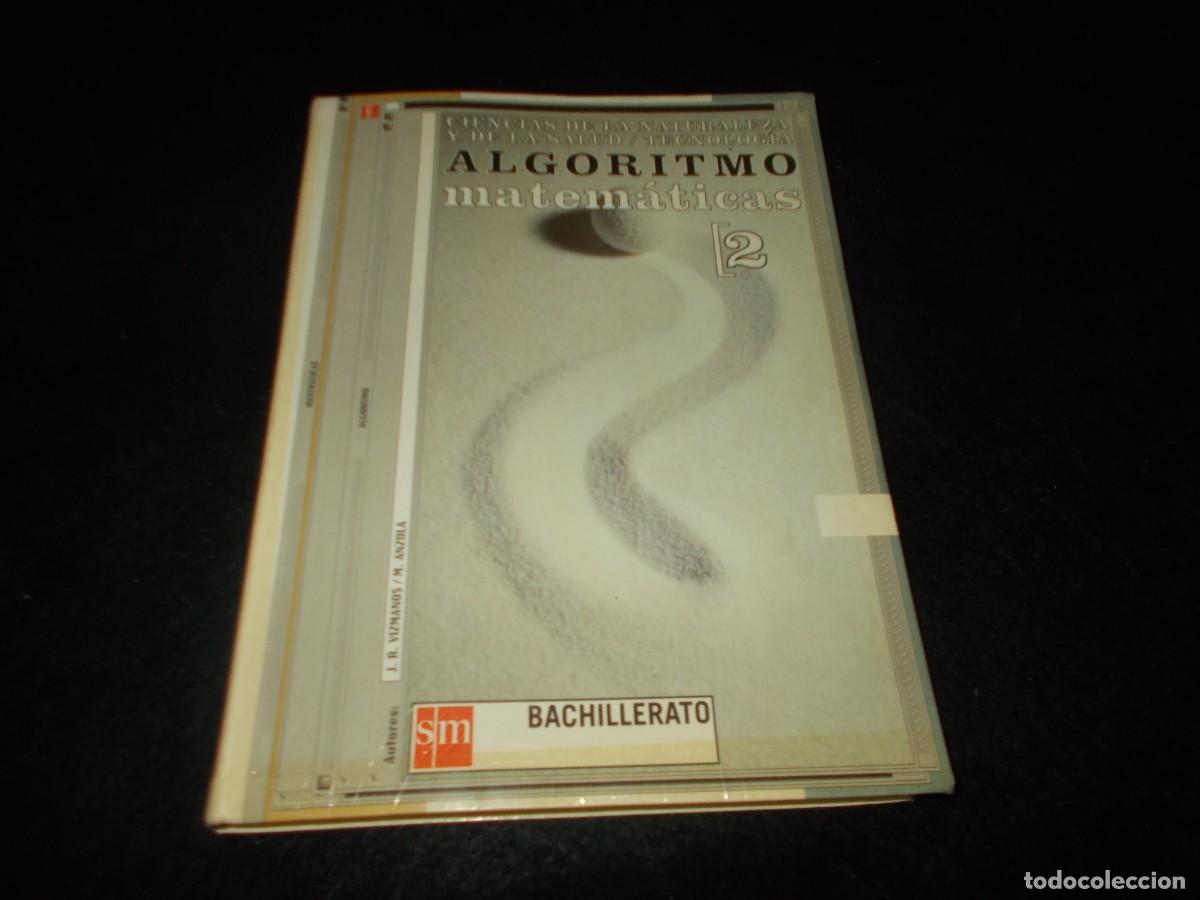 Libros: ALGORITMO MATEM&Aacute;TICAS 2 Bachillerato 2&ordm;. SM 2005. Libro Escolar - Foto 1
