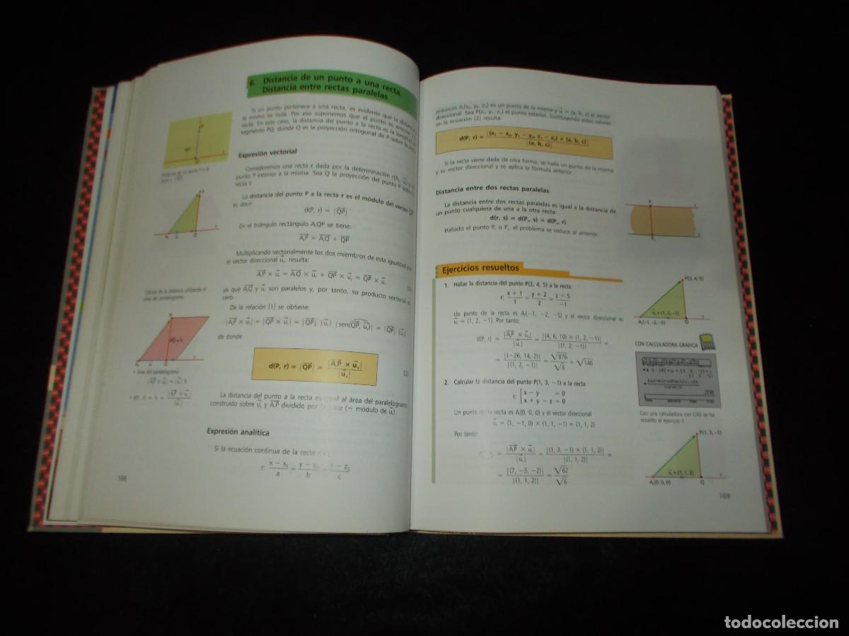 Libros: ALGORITMO MATEM&Aacute;TICAS 2 Bachillerato 2&ordm;. SM 2005. Libro Escolar - Foto 4