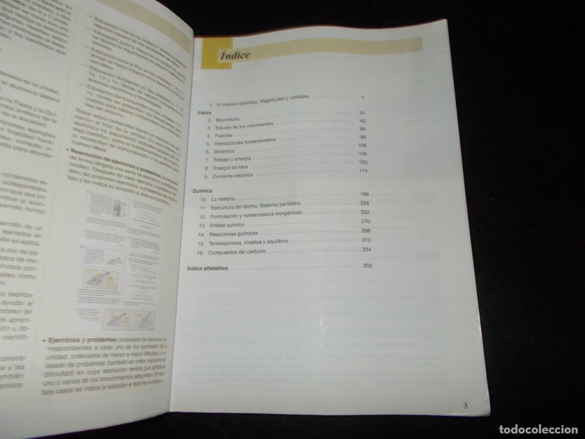 Libros: F&Iacute;SICA Y QU&Iacute;MICA Bachillerato, Edebe 2004. Libro Escolar - Foto 2