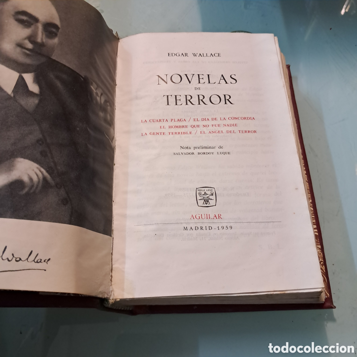 Libros: Edgar Wallace, Novelas de terror, Aguilar - Foto 2