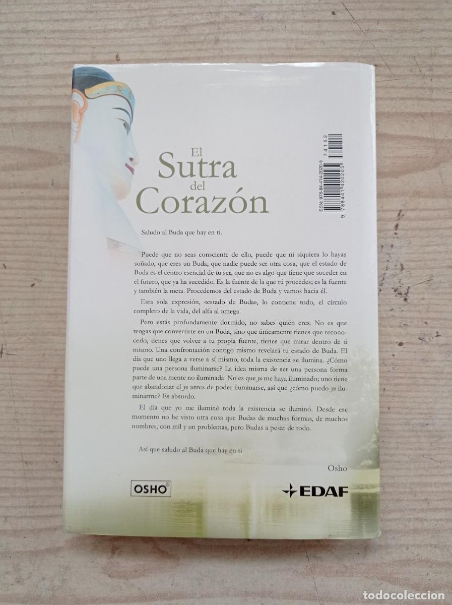 Libros: El Sutra Del Corazon - El Encuentro Del Buda Interior - Osho - 2008 - EDAF - Foto 5