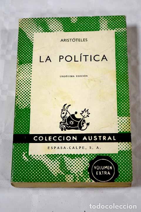 Libros: La pol&iacute;tica: Arist&oacute;teles.- Arist&oacute;teles - Foto 1